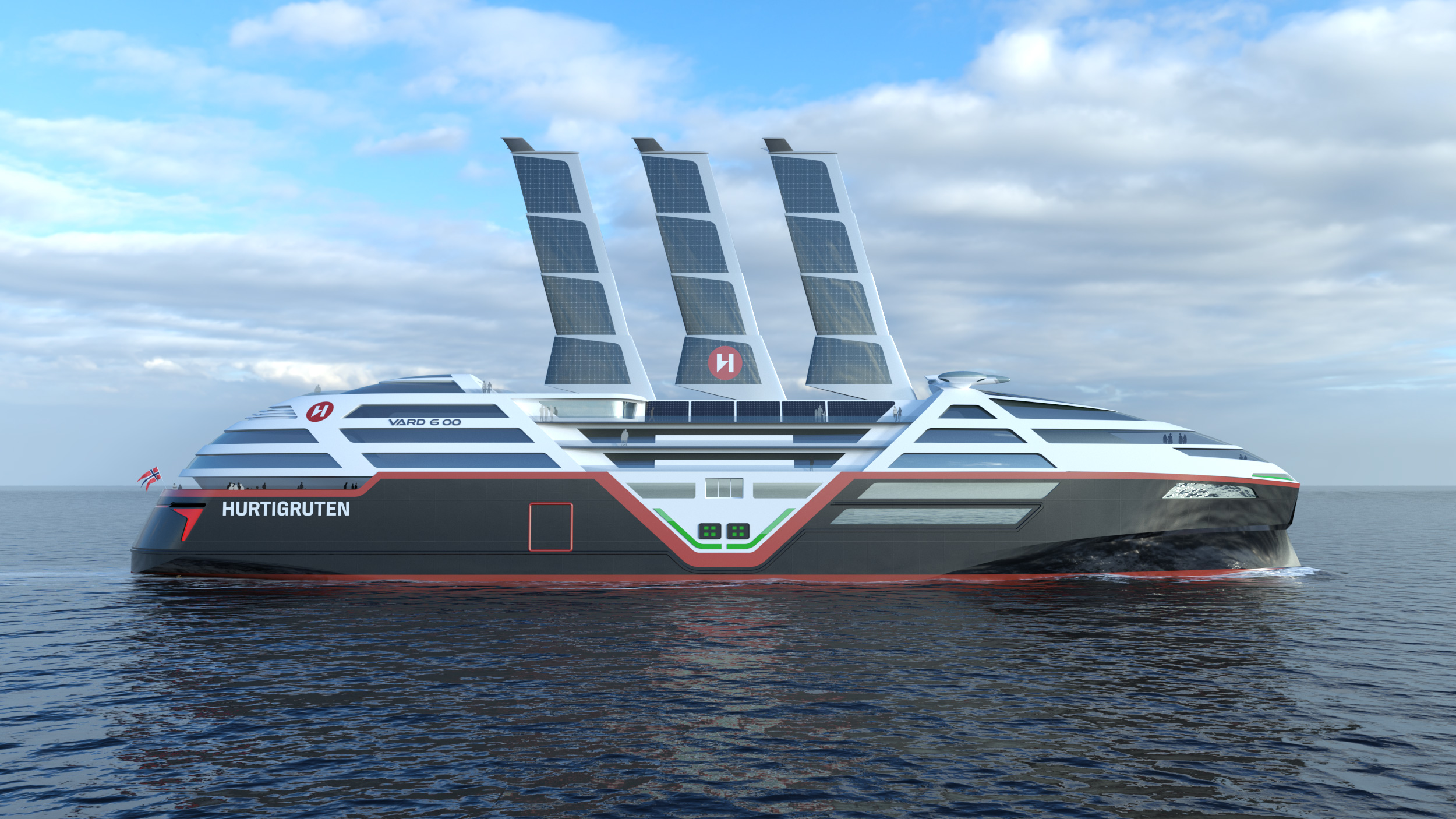 Hurtigruten emissionsfreies Schiff