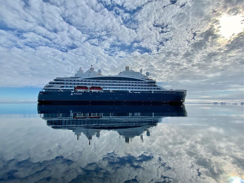 Ponant umrundet Antarktis