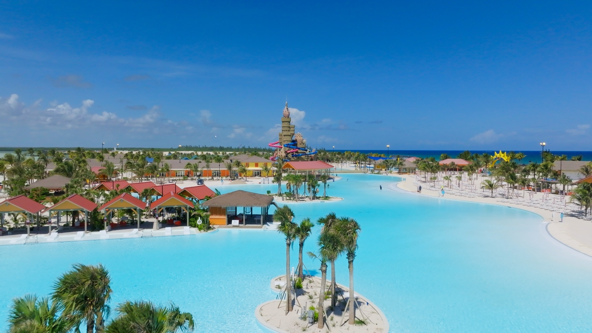 Mit dem Besuch der Carnival Vista hat Carnival Cruise Line ihr neues, exklusives Reiseziel „Celebration Key“ auf Grand Bahama eröffnet