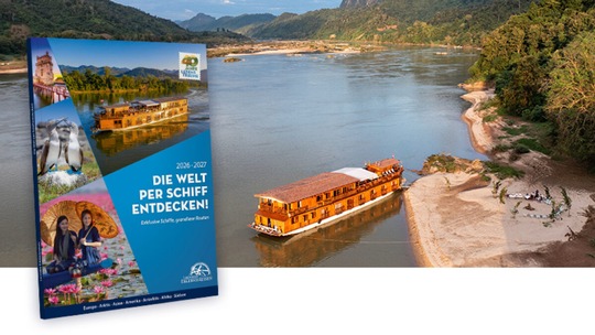 Mit dem Katalog „Die Welt per Schiff entdecken 2026/2027“ baut Lernidee Erlebnisreisen sein Angebot an weltweiten Schiffsreisen weiter aus.