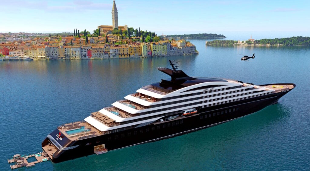 Mit der Scenic Ikon präsentiert die Scenic Gruppe eine 205 Meter lange Superyacht im Ultra-Luxus-Stil.