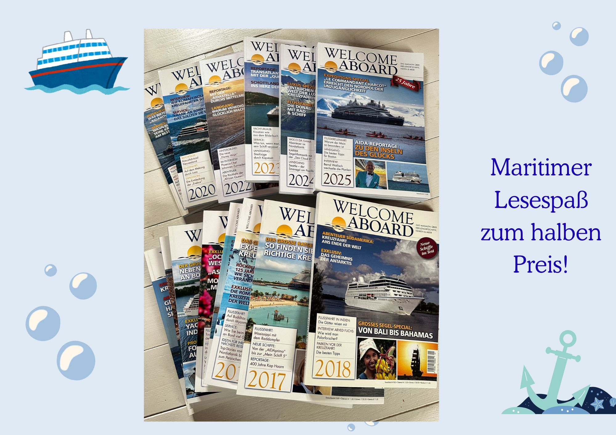 WELCOME ABOARD Angebot