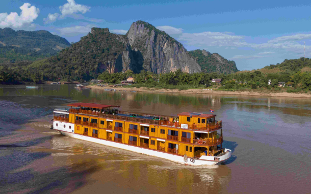 Nach 16 Monaten Bauzeit ist die Mekong Star, das neue Flaggschiff der Mekong-Flotte von Lernidee Erlebnisreisen, planmäßig in Dienst....
