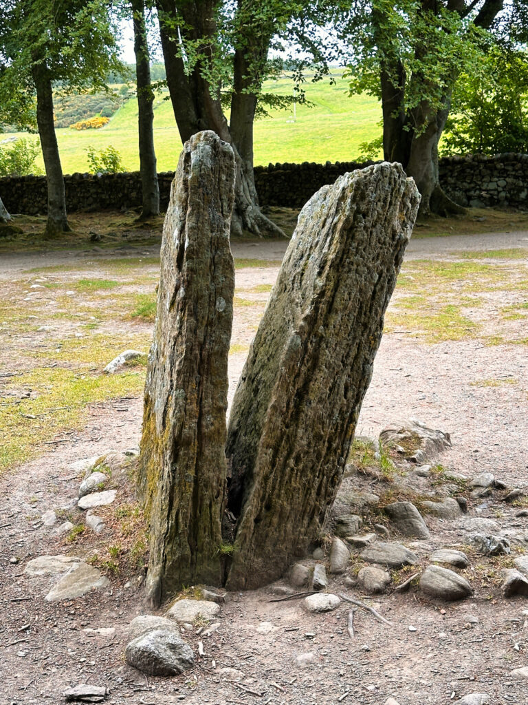 Die Clava Cairns in der Nähe von Inverness.