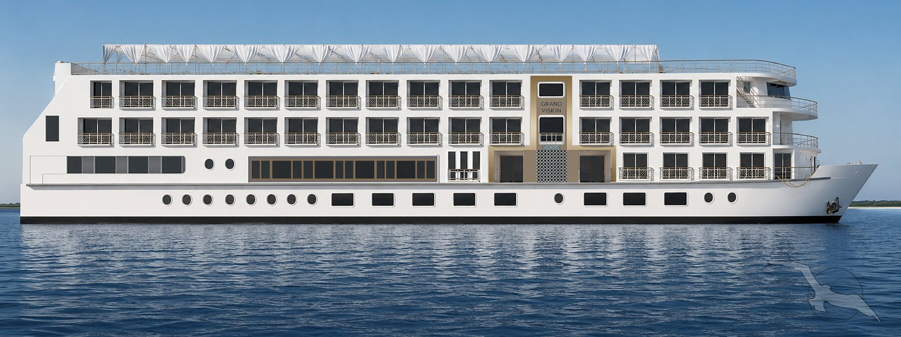 Phoenix Reisen wird ab Frühjahr 2027 mit einem neuen Schiff, der Grand Vision, auf dem Nil unterwegs sein. Modernste Technik und eine erstklassige Ausstattung