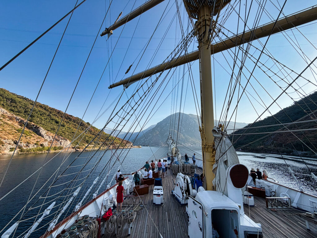 Royal Clipper Einfahrt Kotor